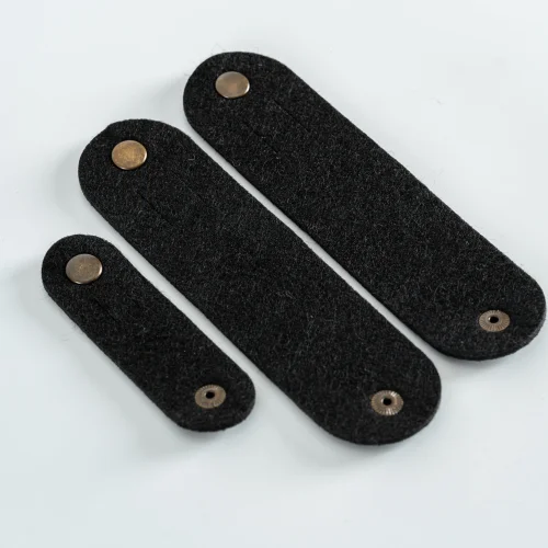 WoodsUpp - Felt Cable Organizer - Set Of 3