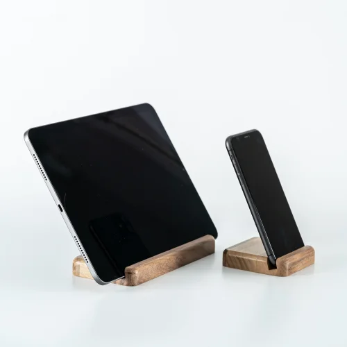 WoodsUpp - Tablet And Phone Holder Set Of 2