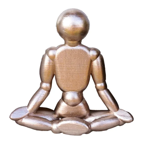 42A35 Home & Living - Yoga Lotus Pose Model Sculpture