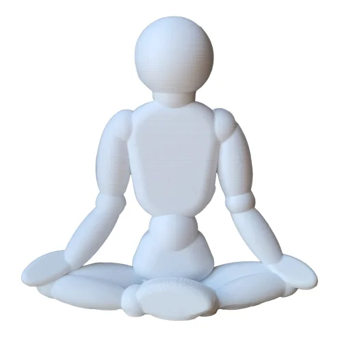 42A35 Home & Living - Yoga Lotus Pose Model Sculpture