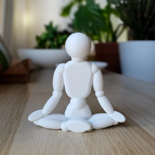 42A35 Home & Living - Yoga Lotus Pose Model Sculpture