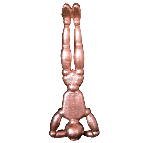 42A35 Home & Living - Yoga Sirsasana Pose Model Sculpture