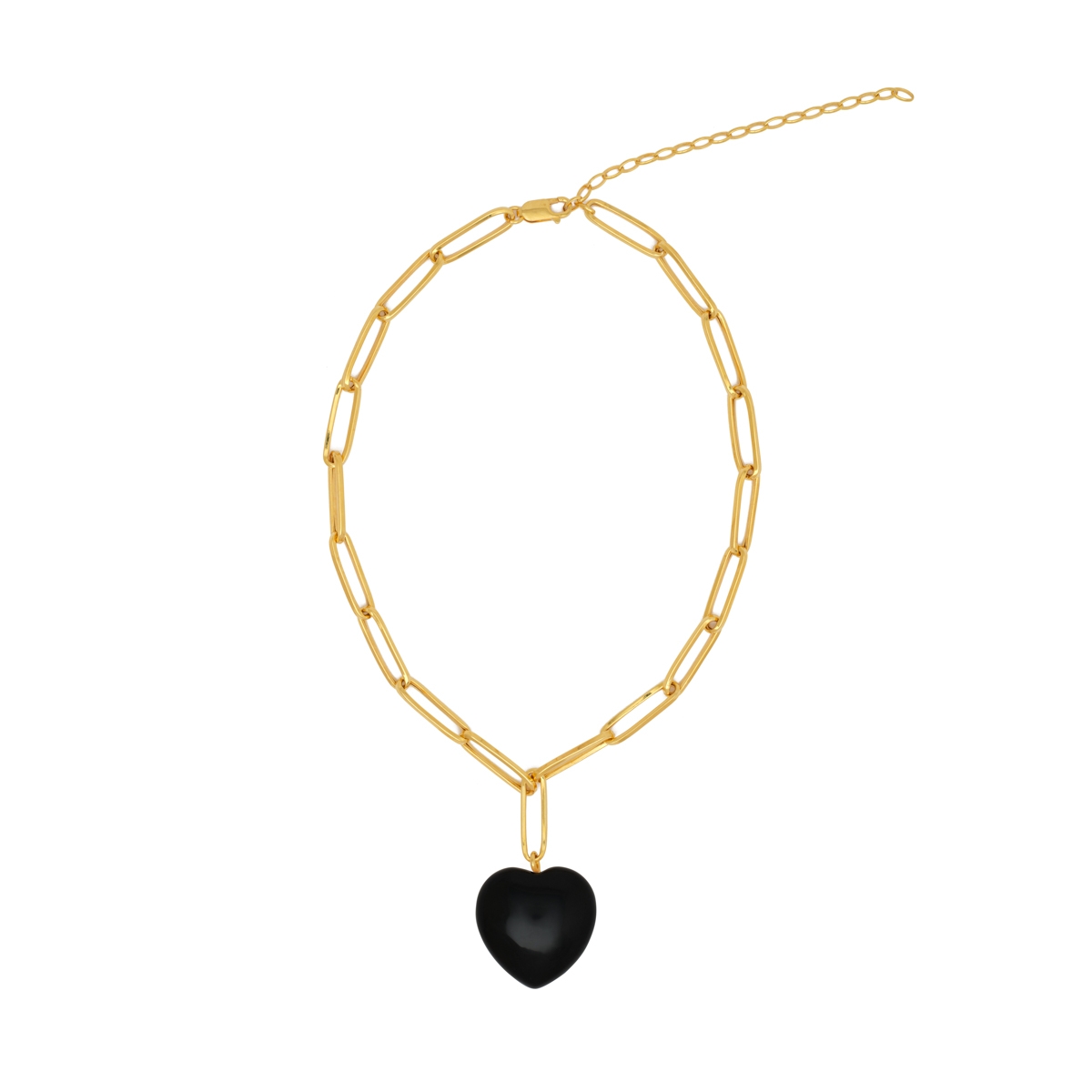 Black Heart Necklace