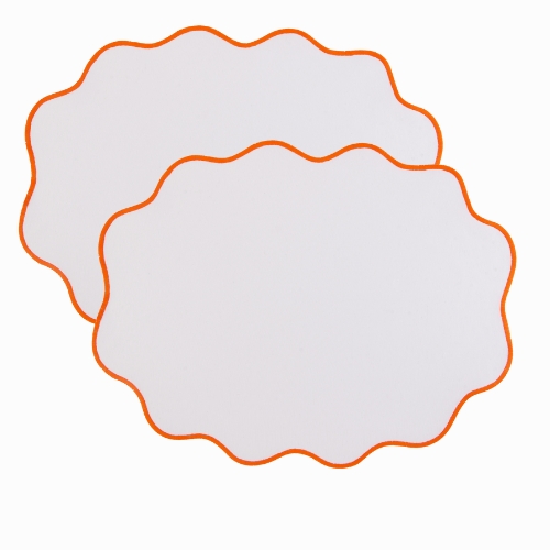 Scalloped Placemat Set Of 2