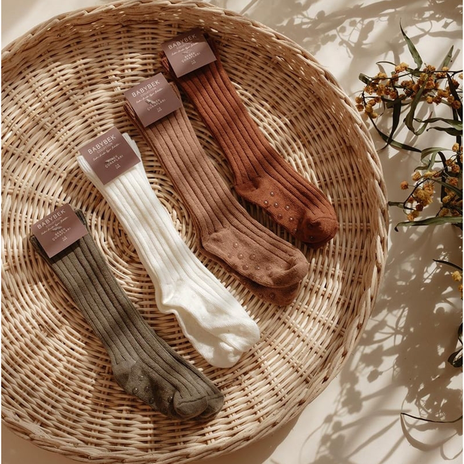 Bohemian - 4 Piece Below Knee Cotton Socks Set