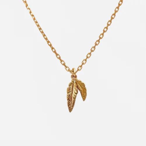 Raftaf - Lucky Feathers Silver Necklace