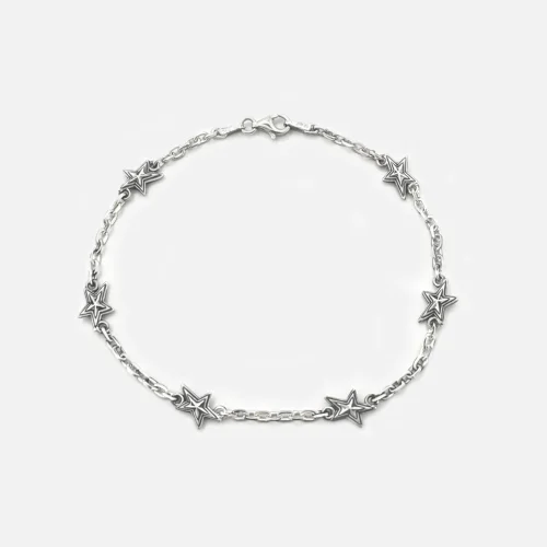 Raftaf - Star Chain Silver Bracelet