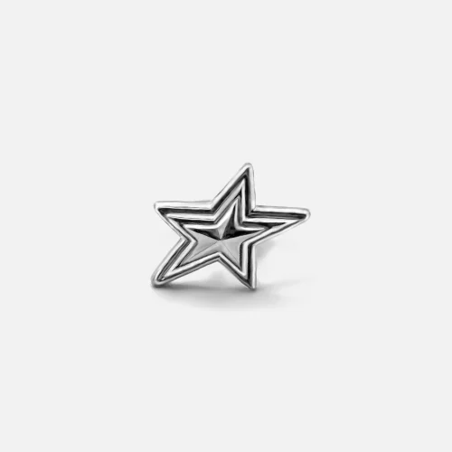 Raftaf - Star Gümüş Silver Earring