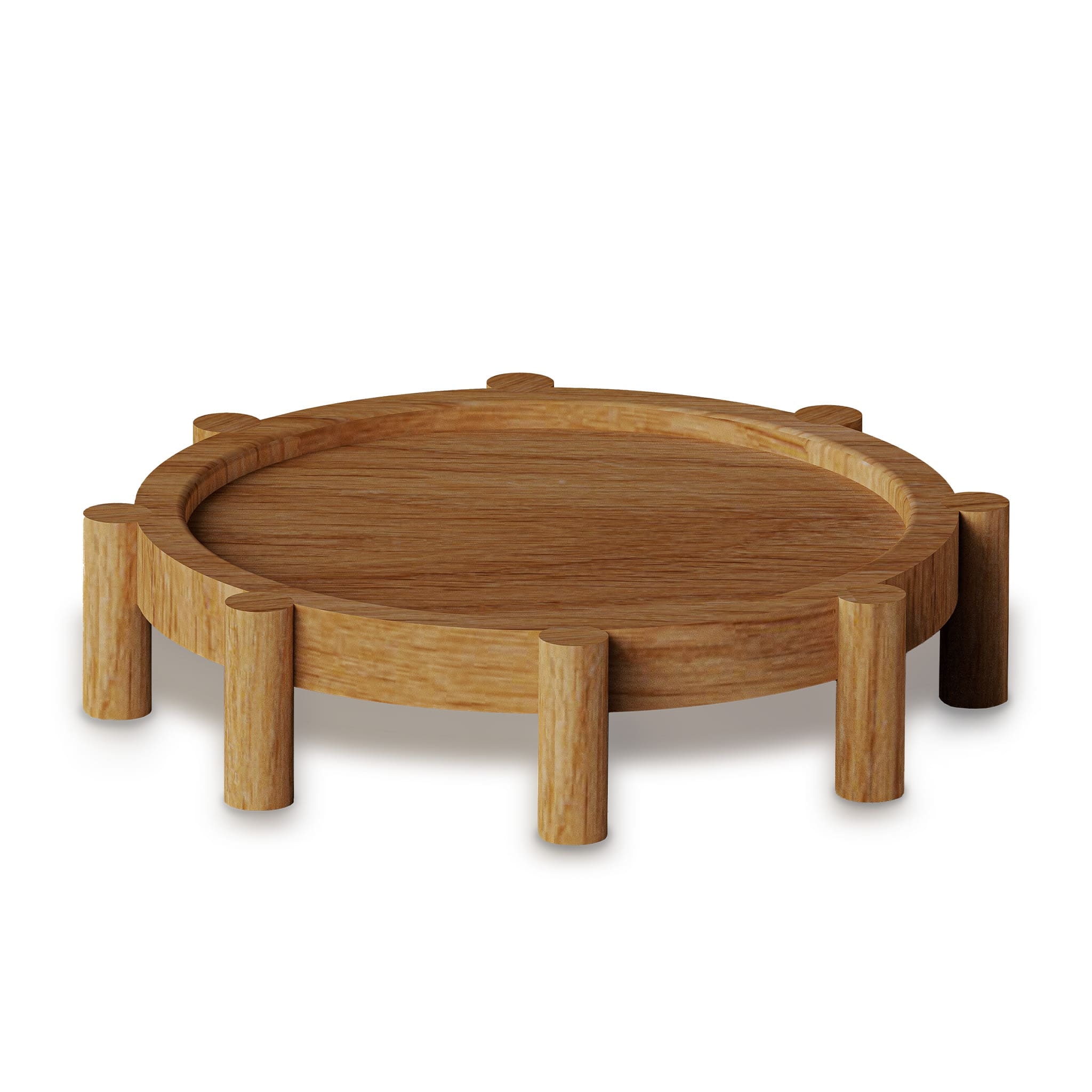 Multi-legged Circular Serving Board