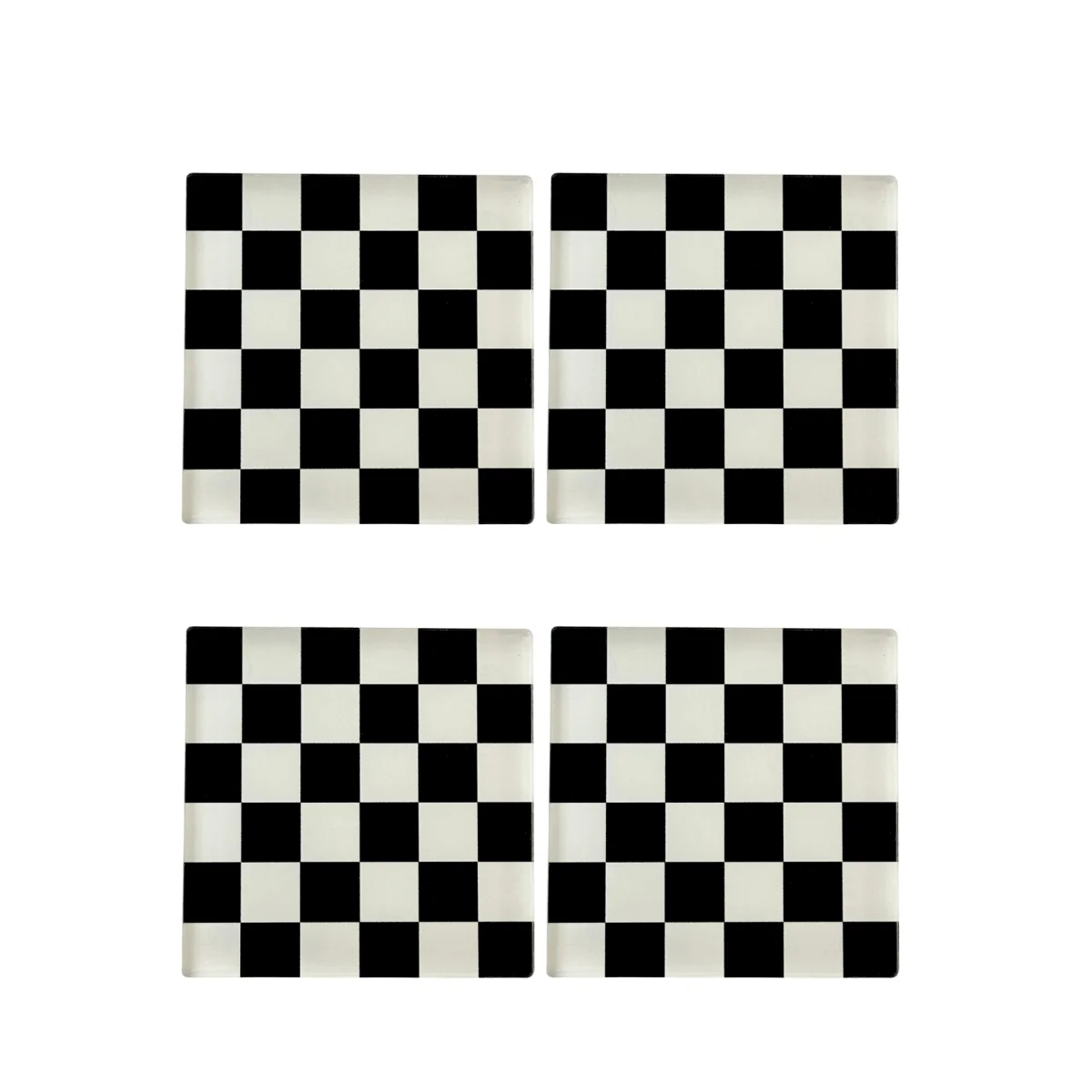 Retro Checkerboard Bardak Altlığı image 1