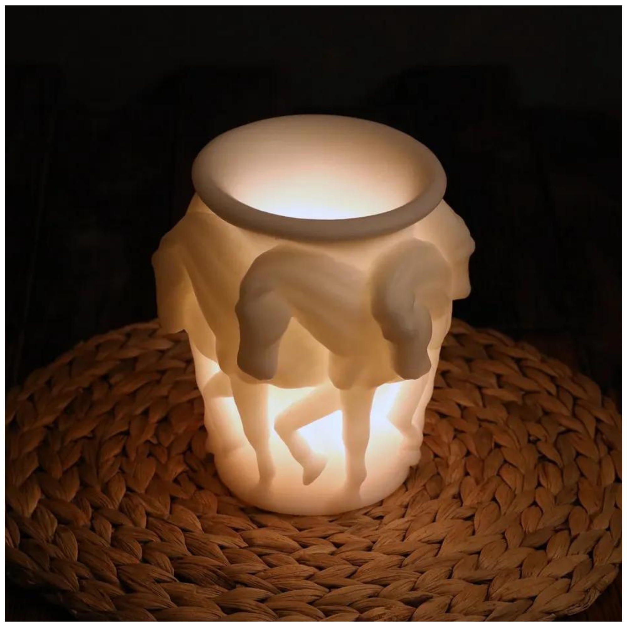 Equine Design Large Horse Lantern Candle