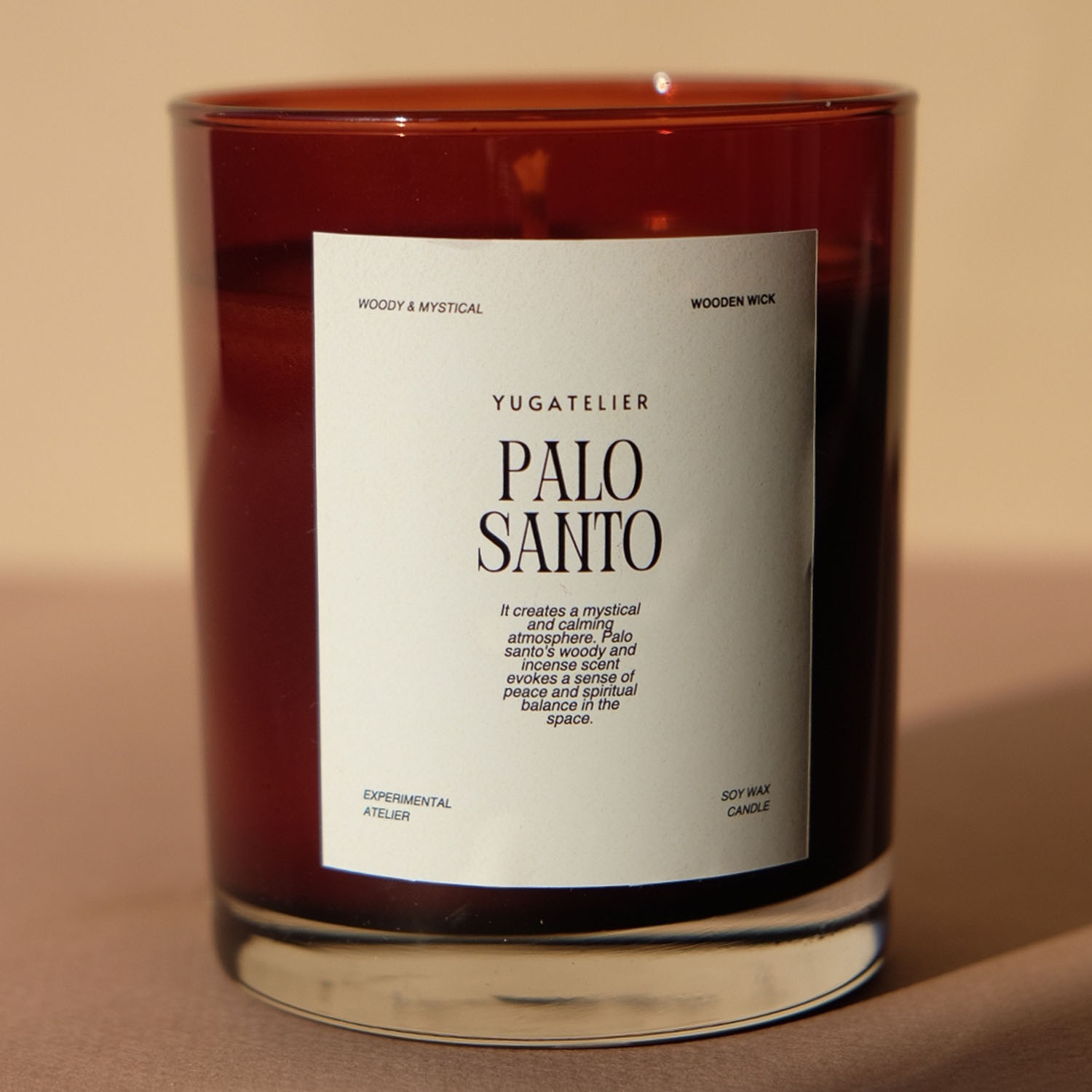 Palo Santo Glass Candle