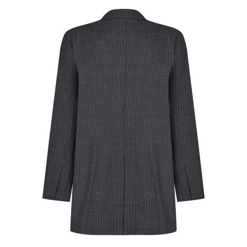 PINSTRIPE SUIT JACKET - Navy blue | ZARA United States