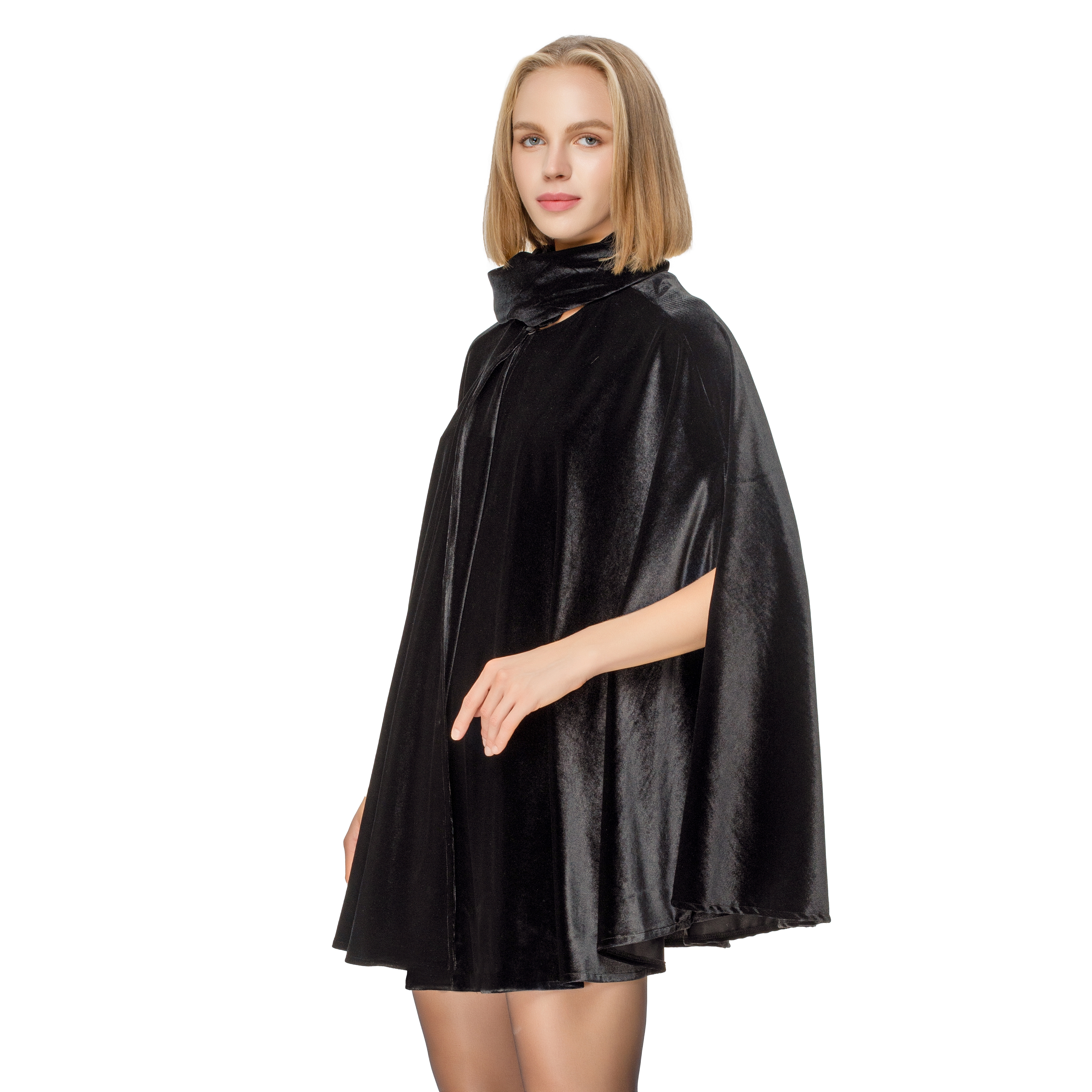 Scarlet Velvet Cape