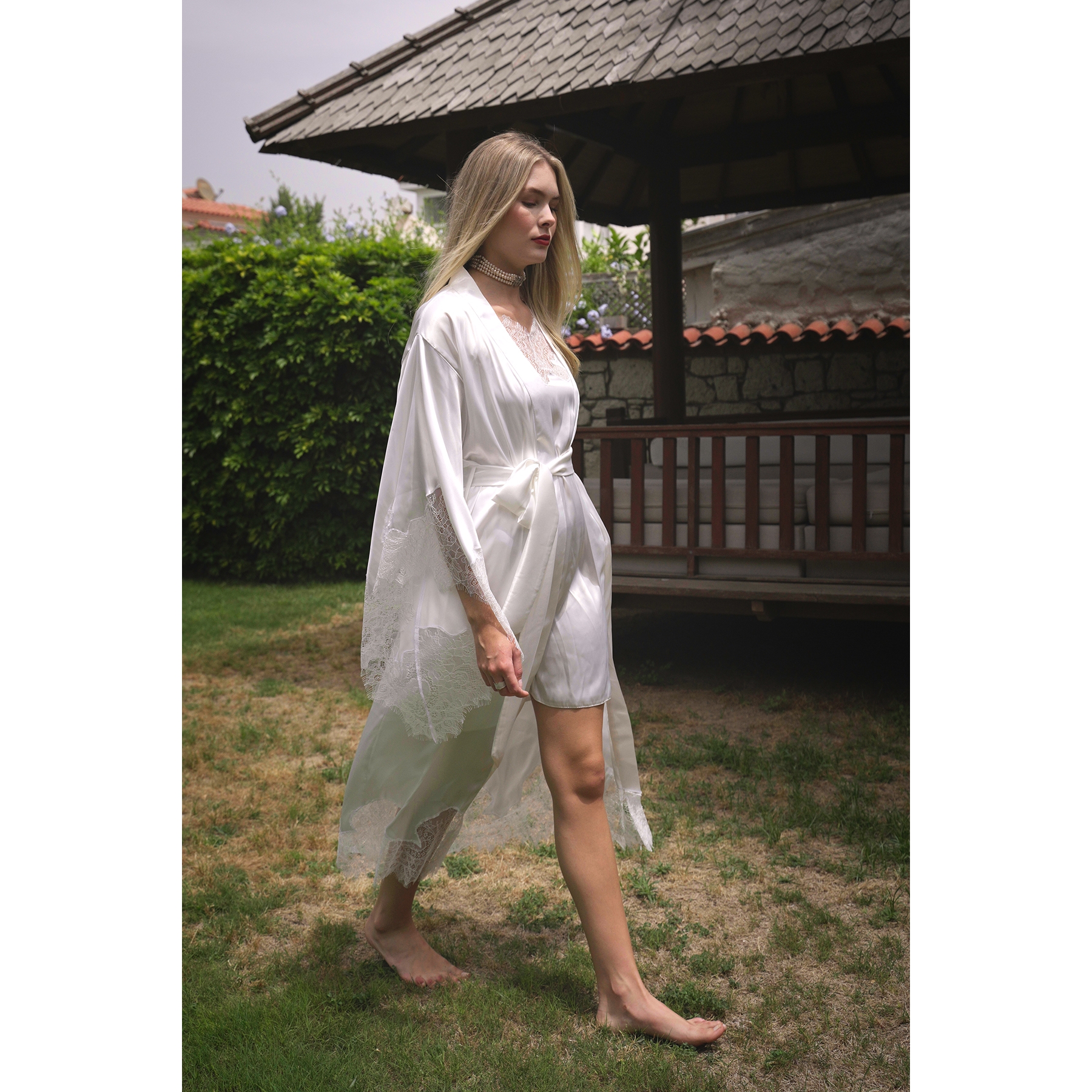 French Lace Robe