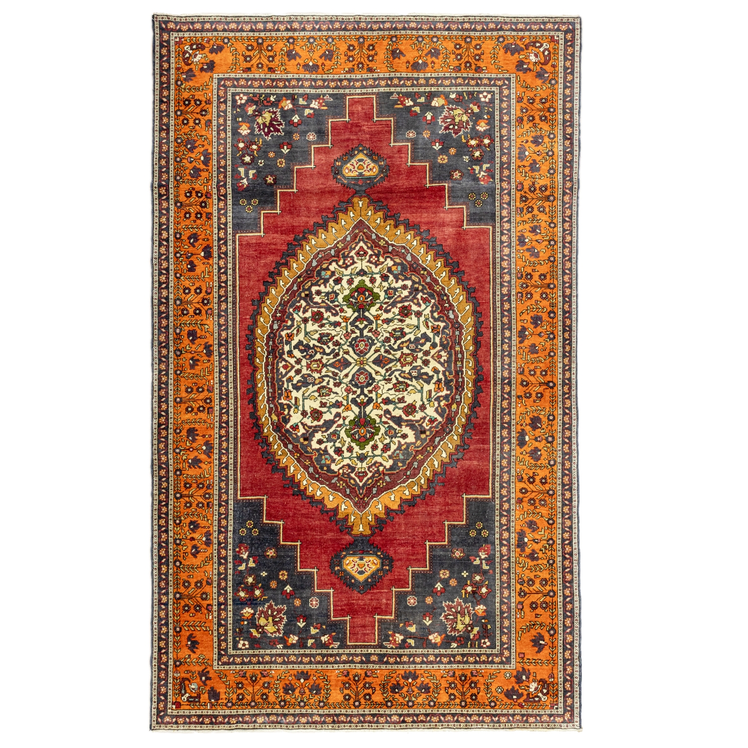 Ostan Hand-woven Wool Taspinar Rug 201x333 Cm