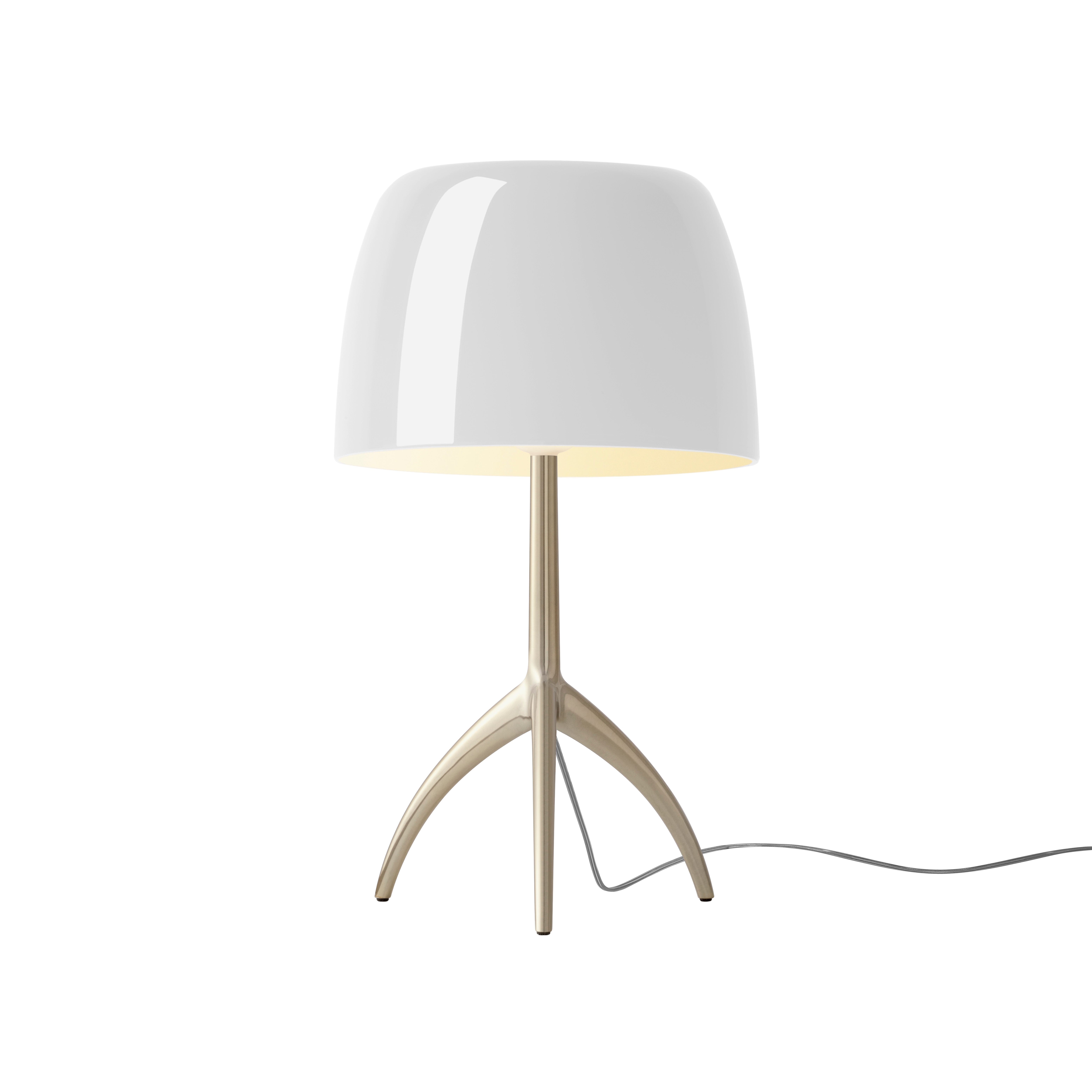 Lumiere Large White Table Lamp