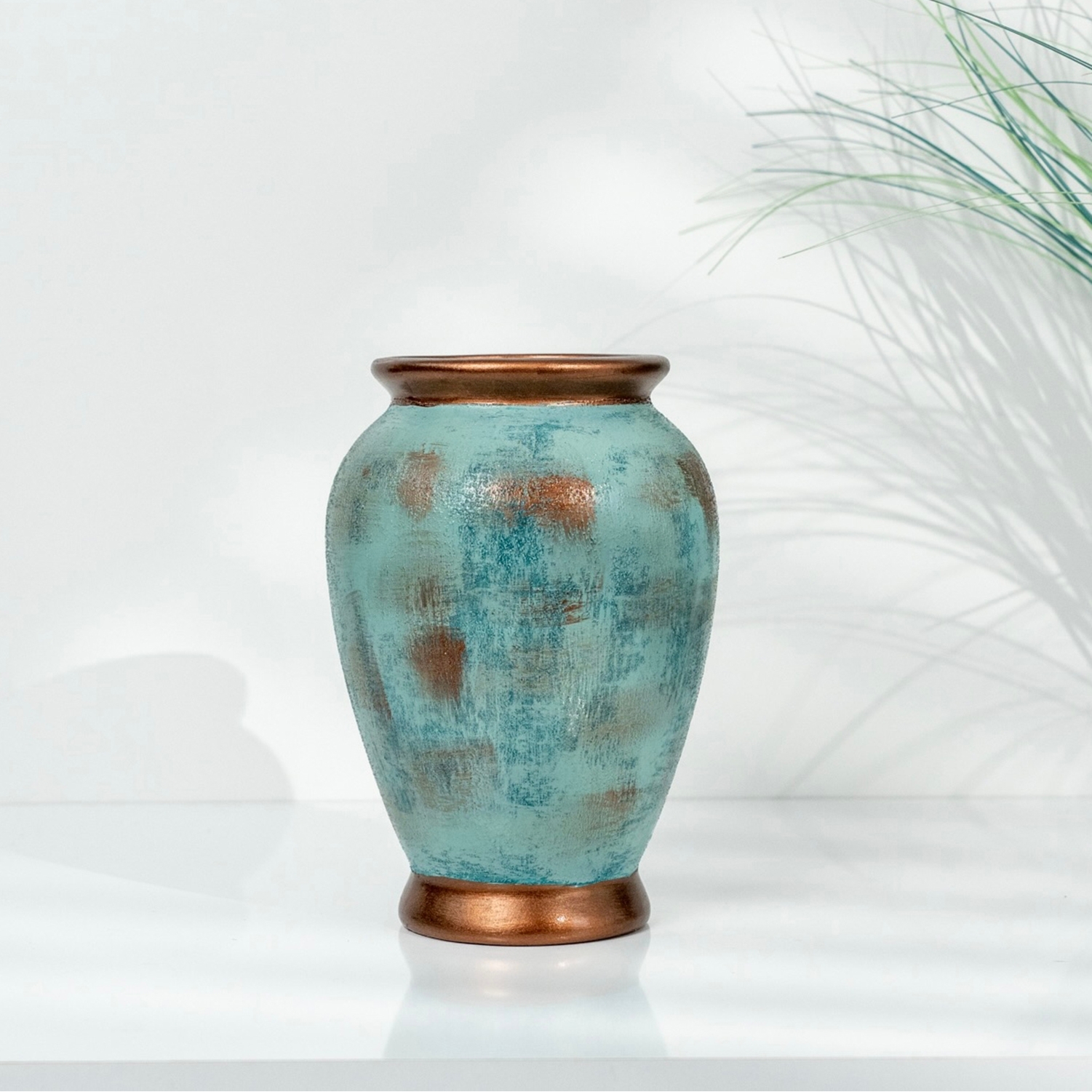 Series Elegant Vase Made Of Copper