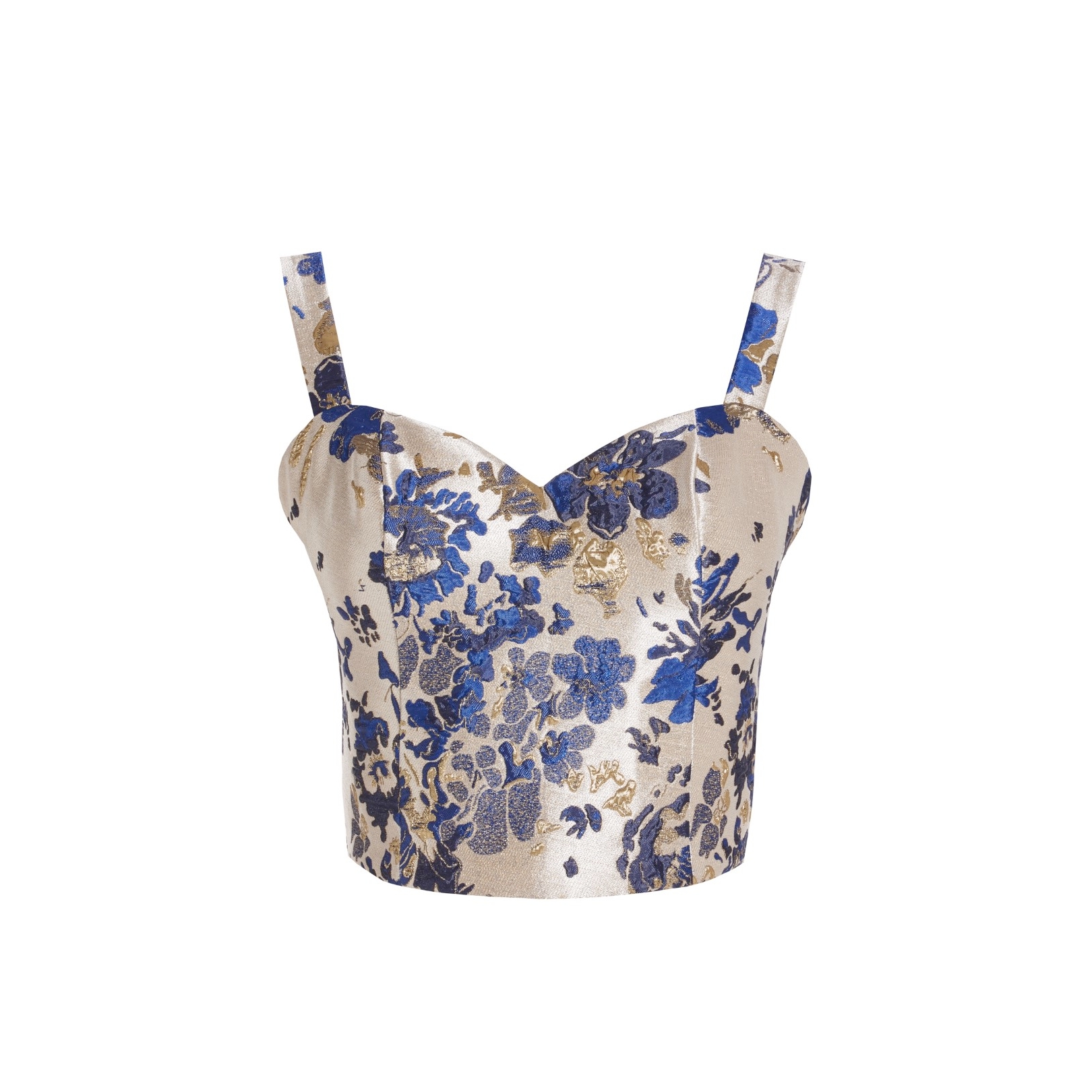 Heart Of Flame Bustier Top Floral