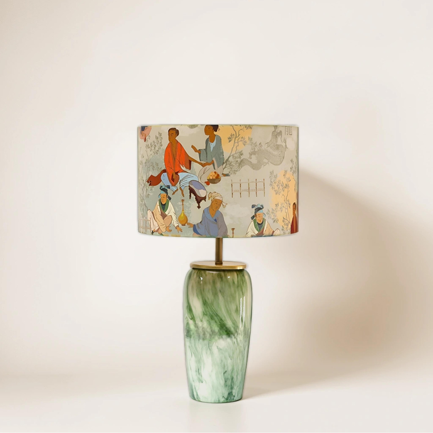 Jade Handmade Ceramic Lamp