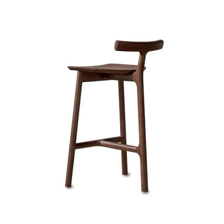 Natural Wood Bar Stool