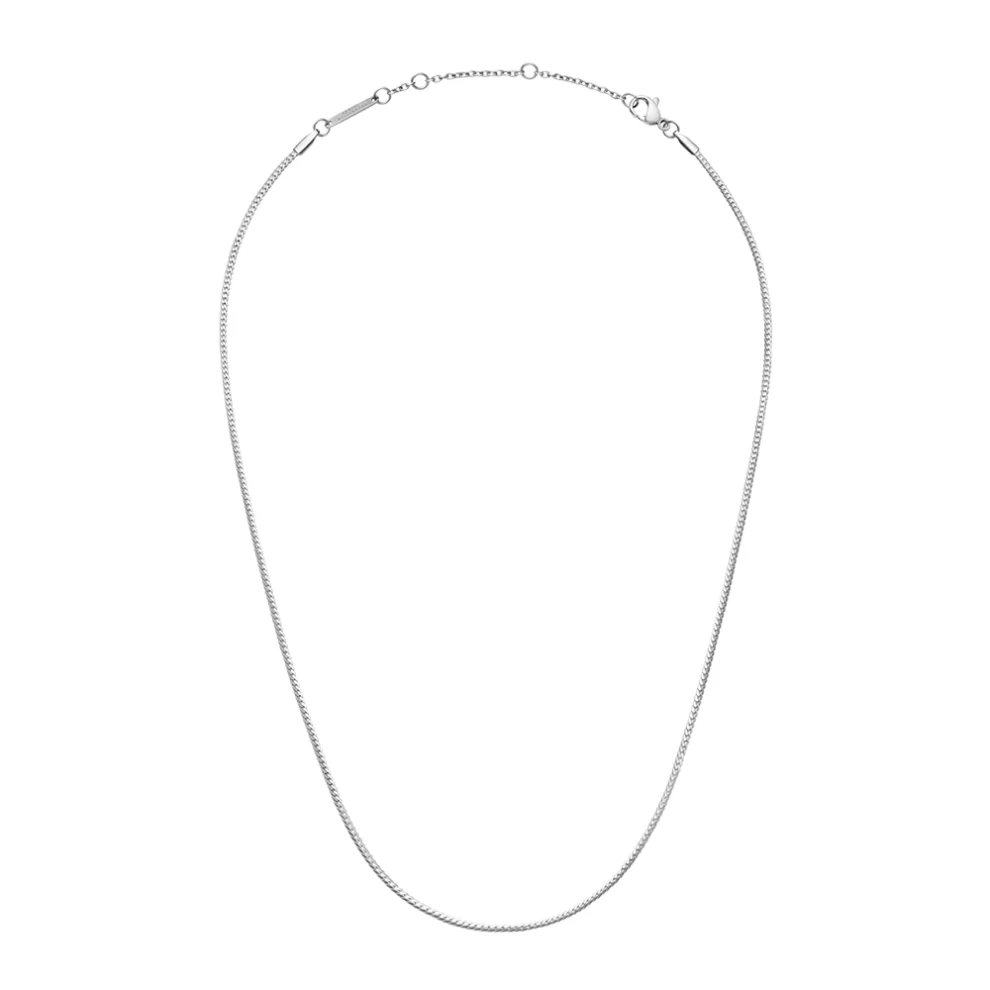Daniel Wellington Elan Flat Chain Shortネックレス DW00400543 Daniel Wellington - Silver Elan Flat Chain Necklace Short S