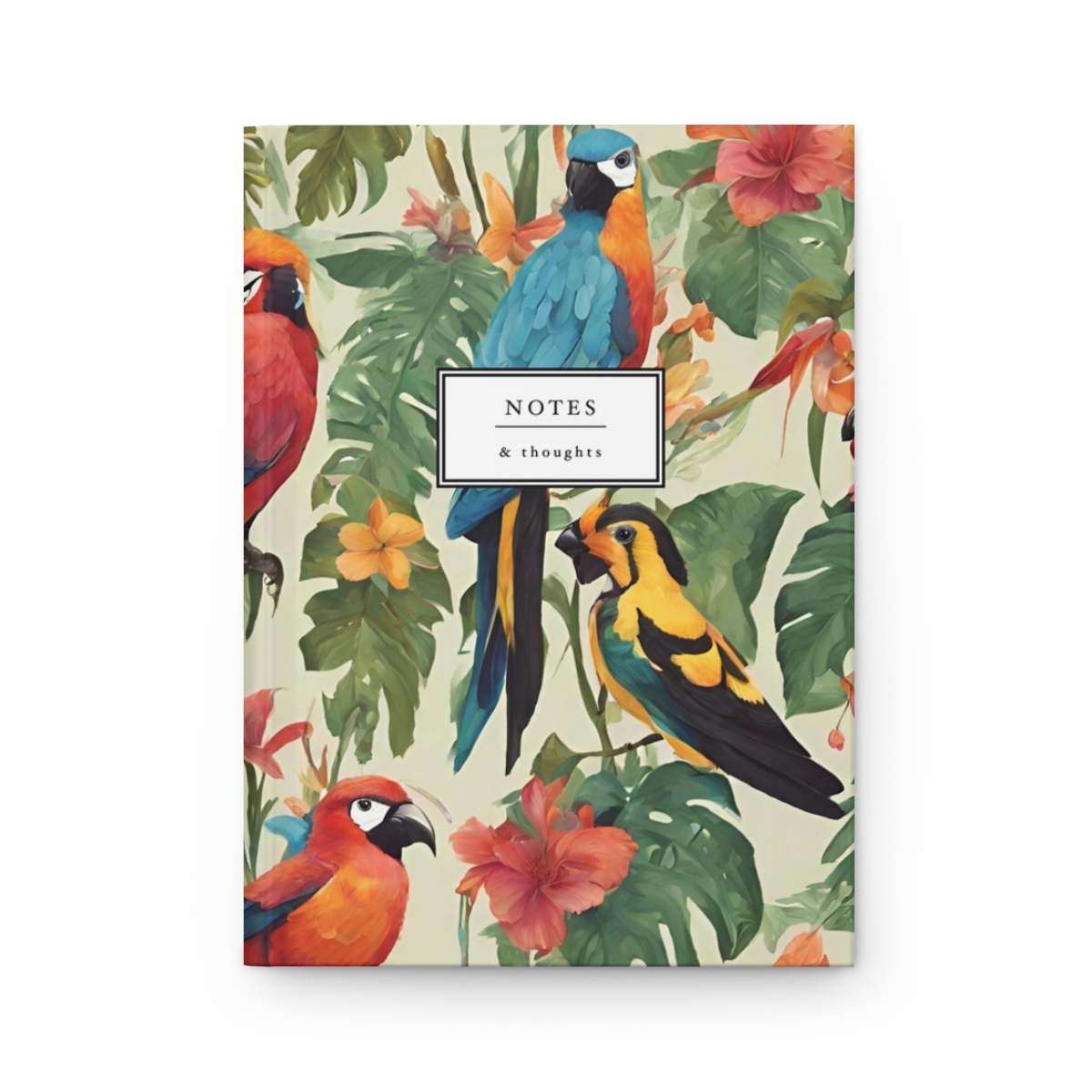 Tropical Birds! Hardcover Notebook