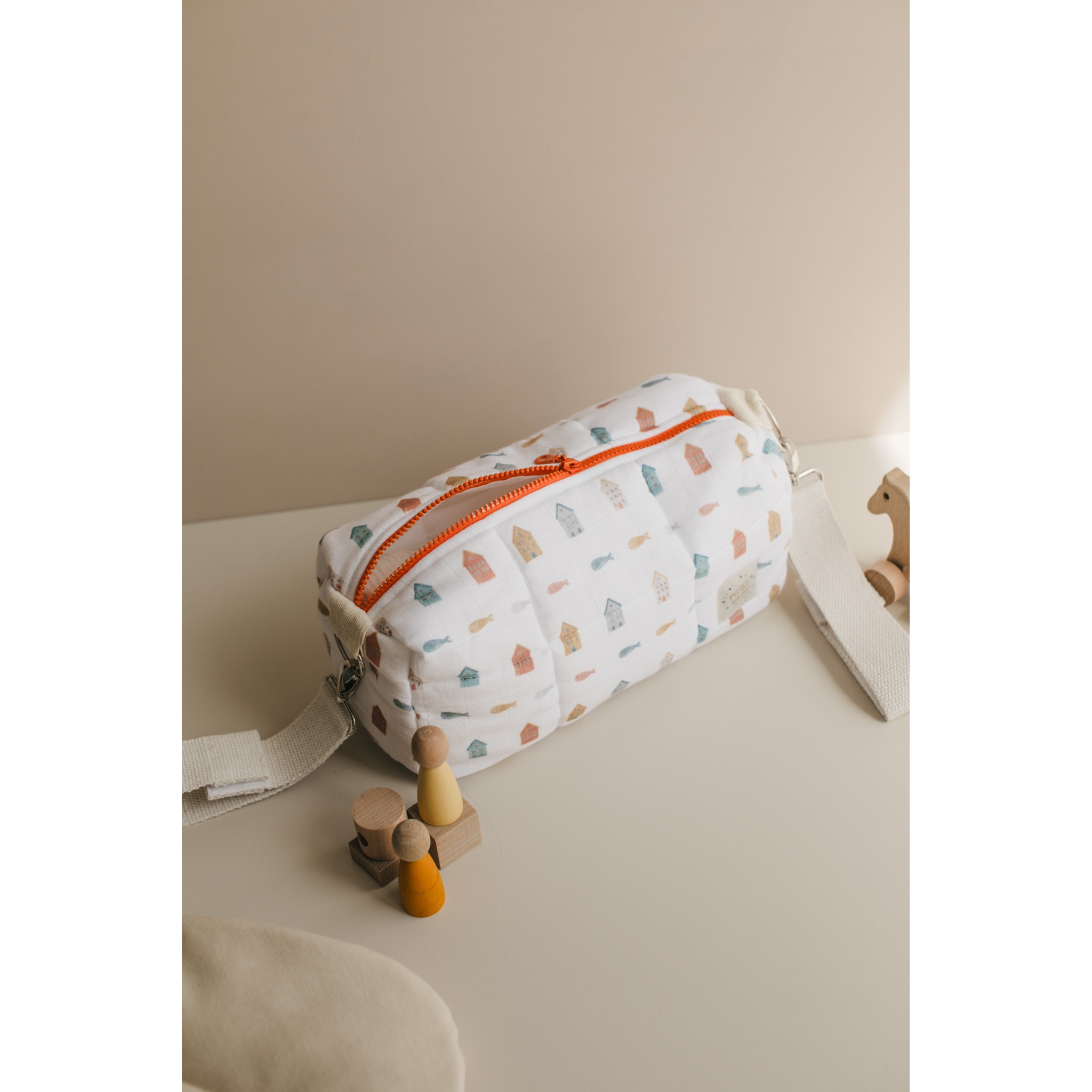 Quilted Organizer Nappy Bag