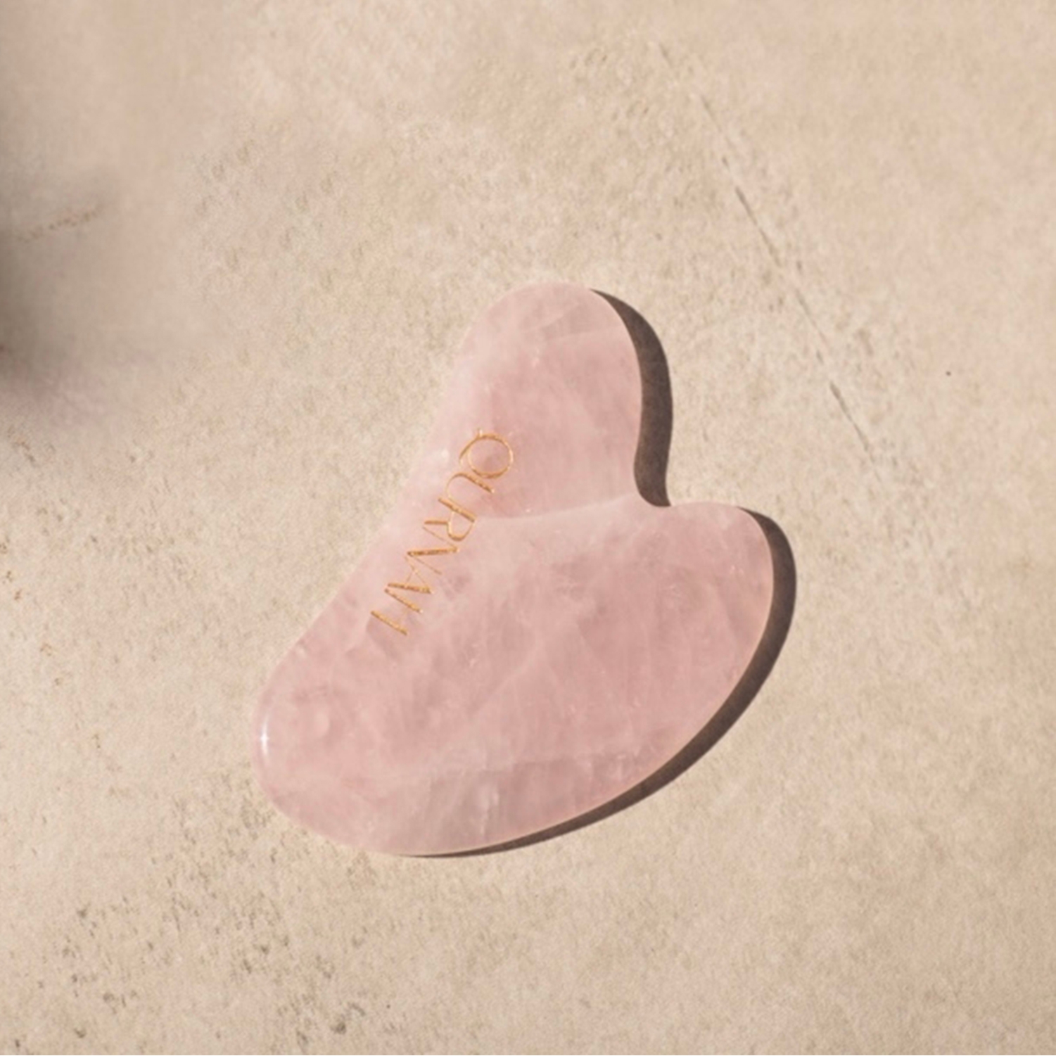 Q Rose Quartz Gua Sha