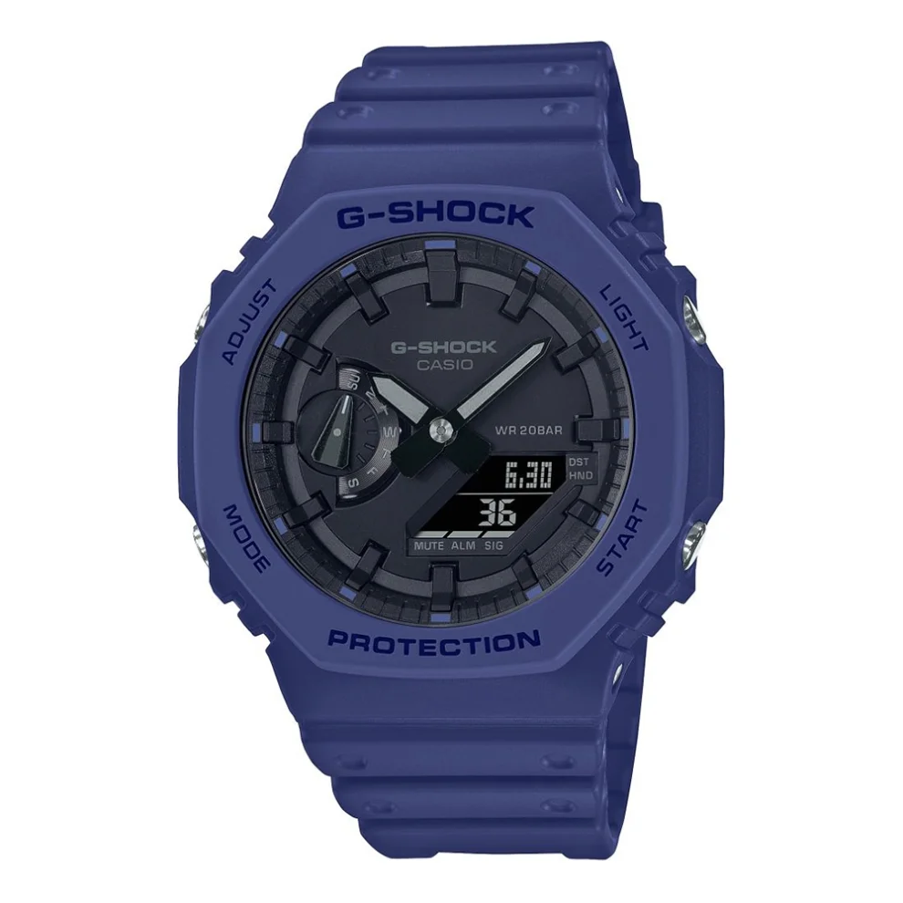 Navy blue g shock clearance