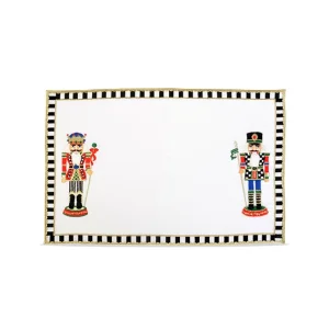 Decorative Nutcracker Tin Soldier Patterned Placemat