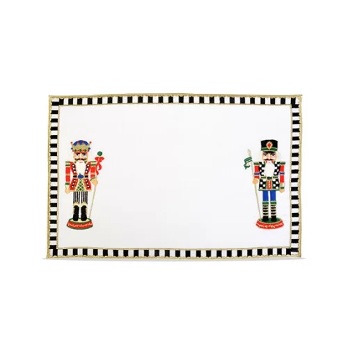 Dekoratif Nutcracker Kurşun Asker Desenli Amerikan Servis