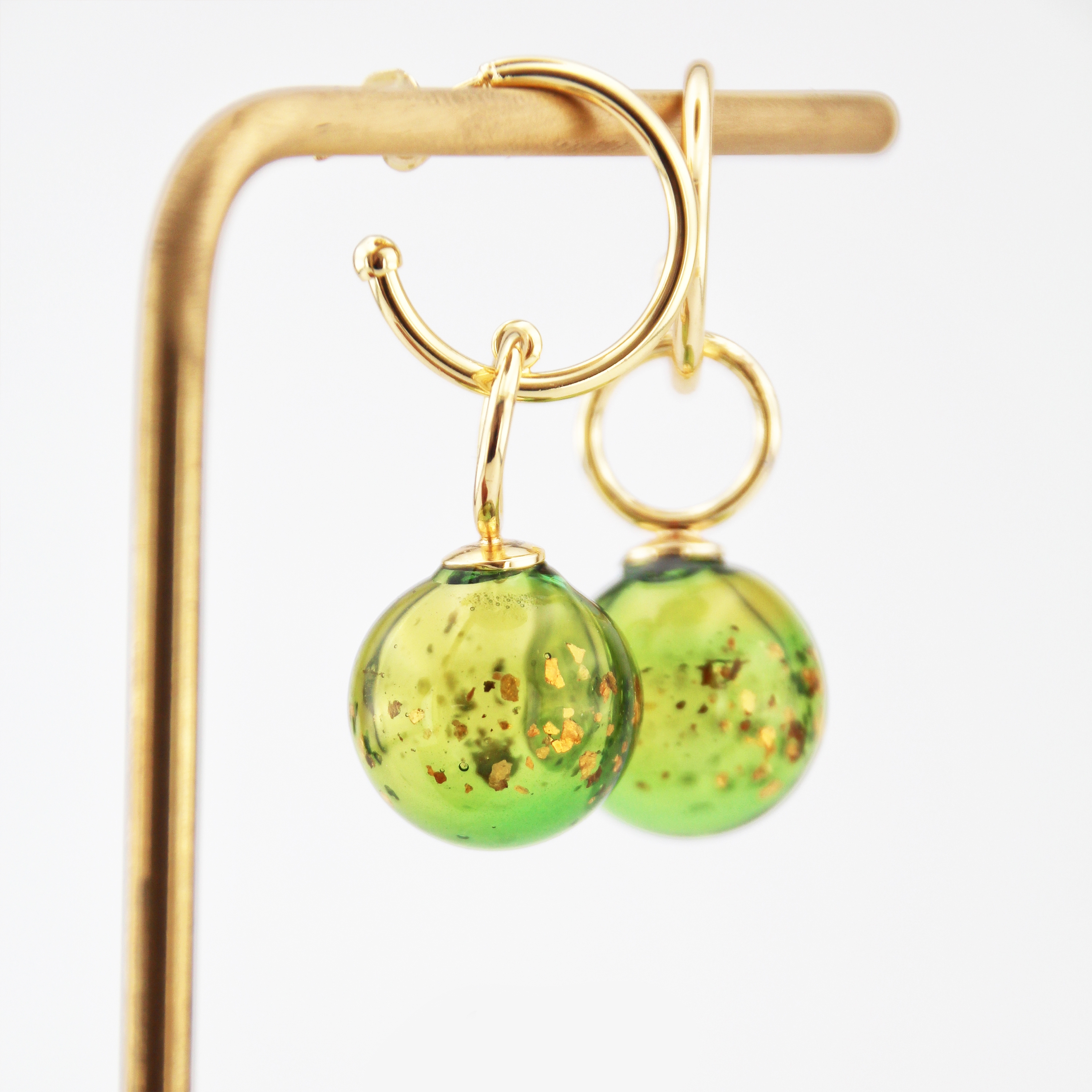 Sparkling Blowen Glass Earrings