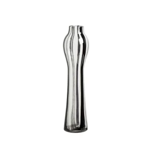 Line Patterned Glass Vase 01