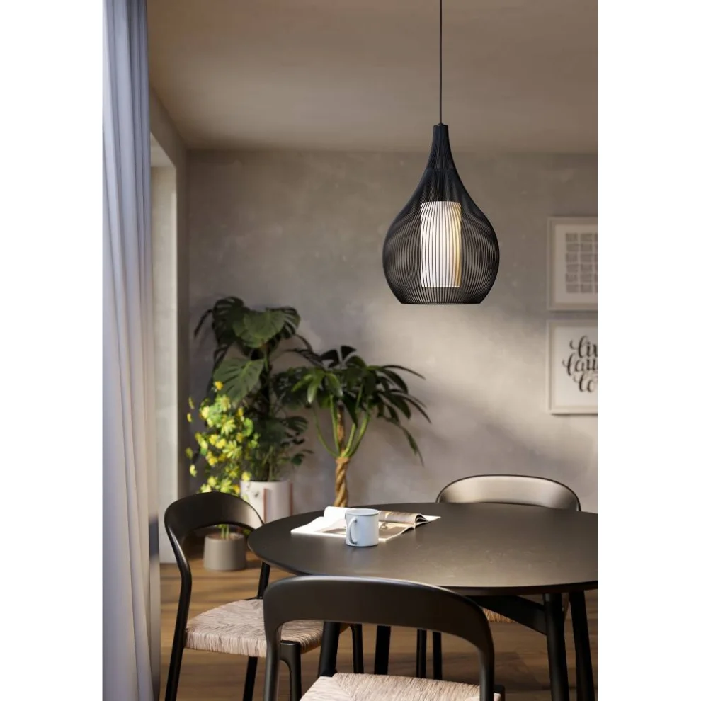 Eglo - Hl/1 E27 O325 Schwarz/weıss Razonı 1 | hipicon