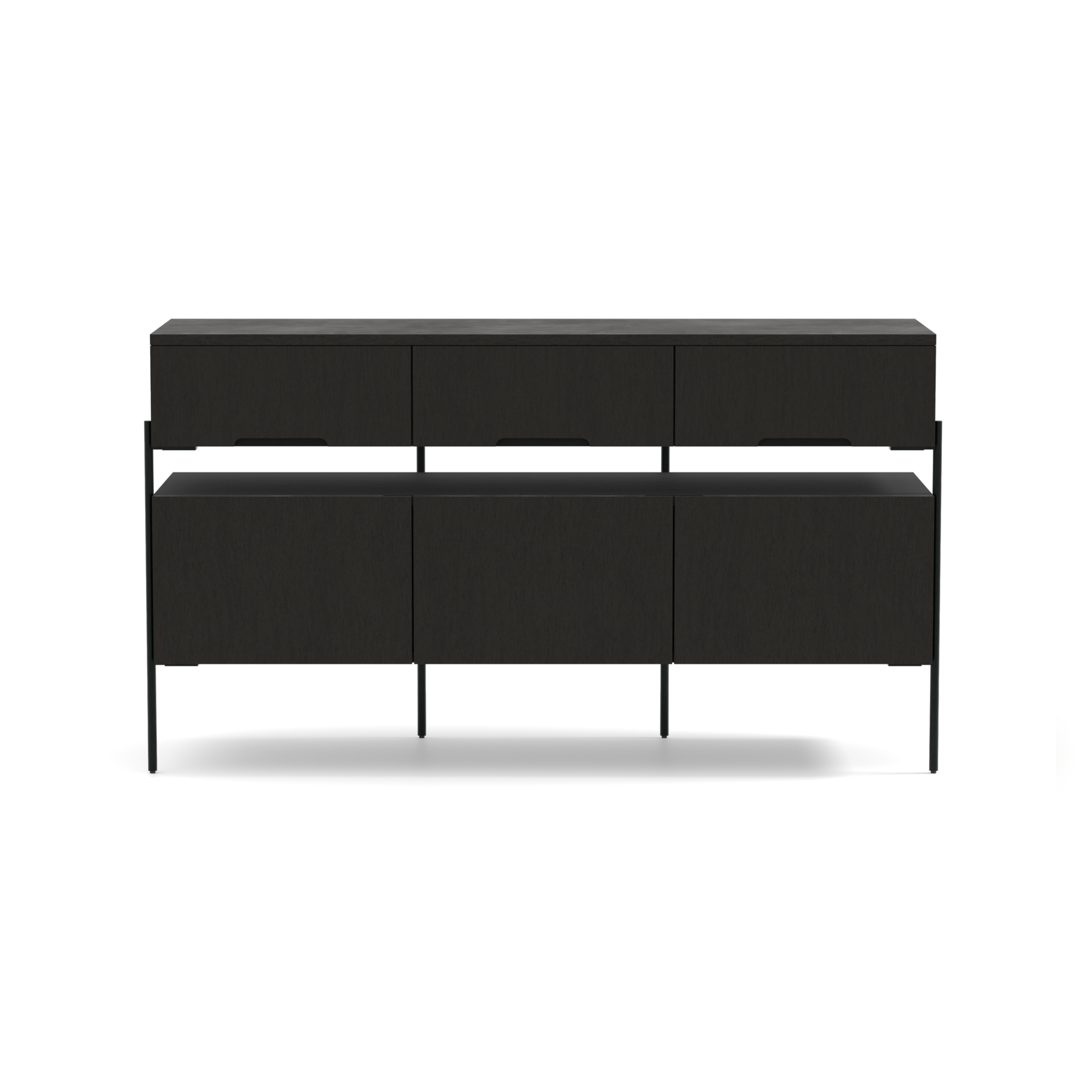 Harmonia Console With Drawer And Cabinet