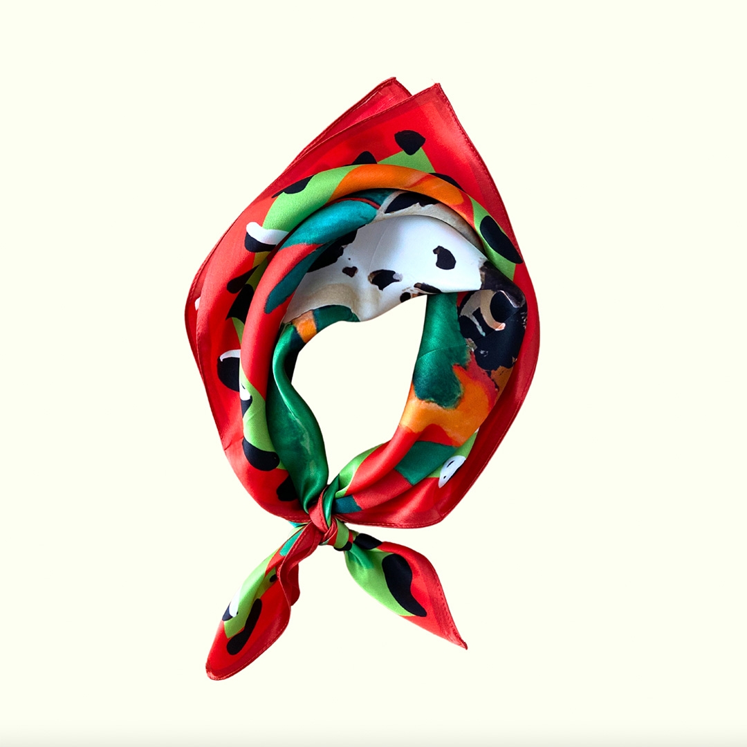 Dalmatian Silk Scarf