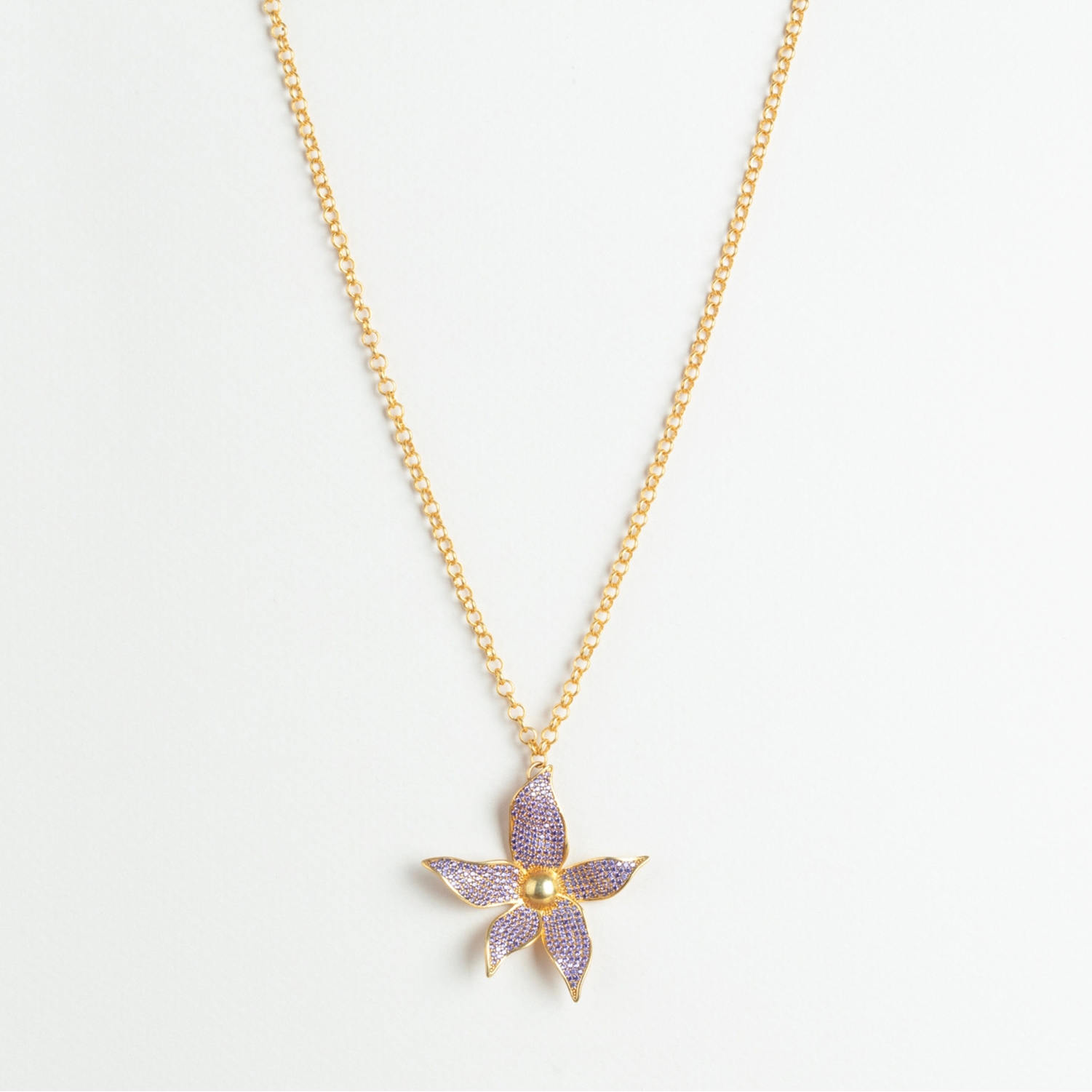 Columbine Flower Necklaces