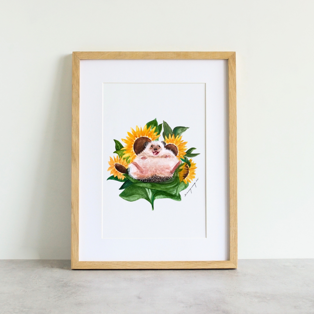 Mr. Hedgehog - Artprint