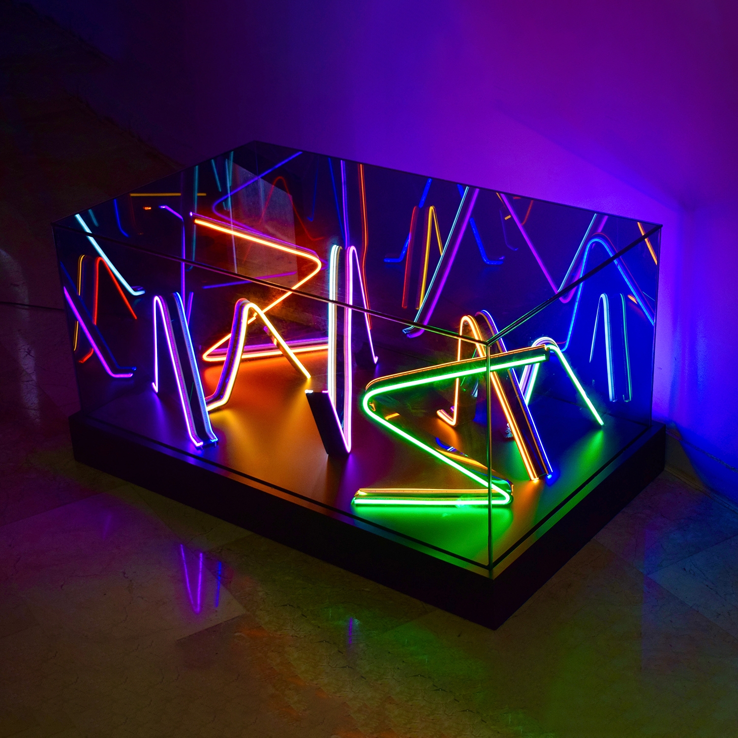 Neon Art Coffee Table