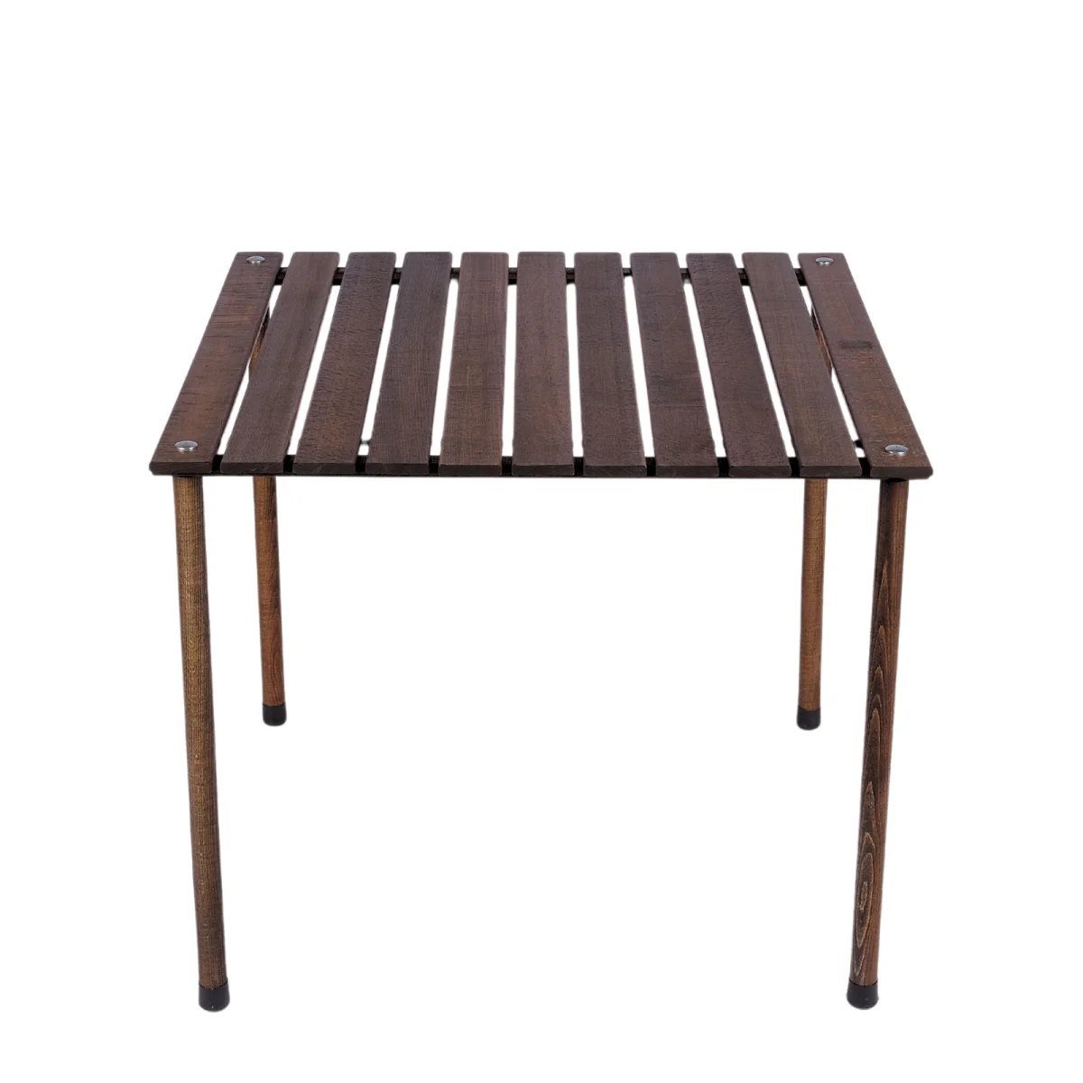 Ahşap Katlanır Kamp & Piknik Masası 70x70x55 image 1