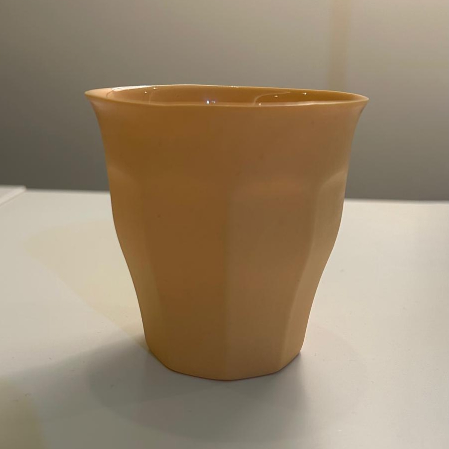 Pleated Porcelain Mug