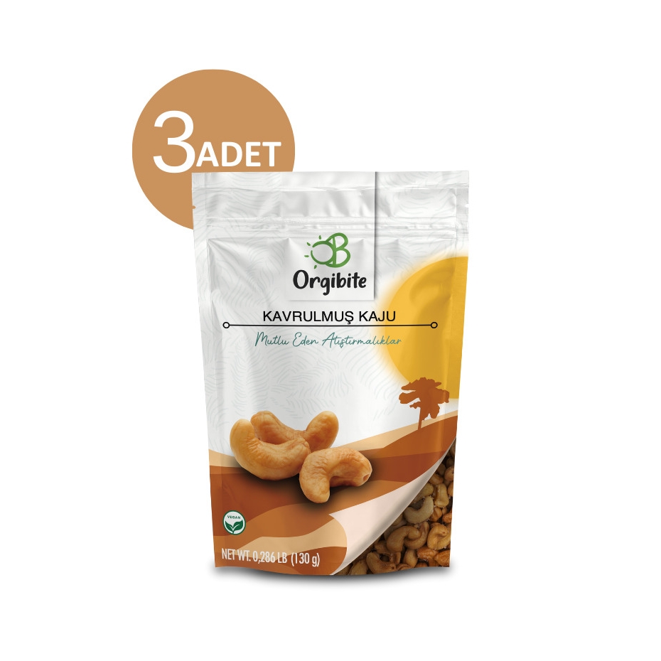 Roasted Cashew 3x130 Gr Set Of 3