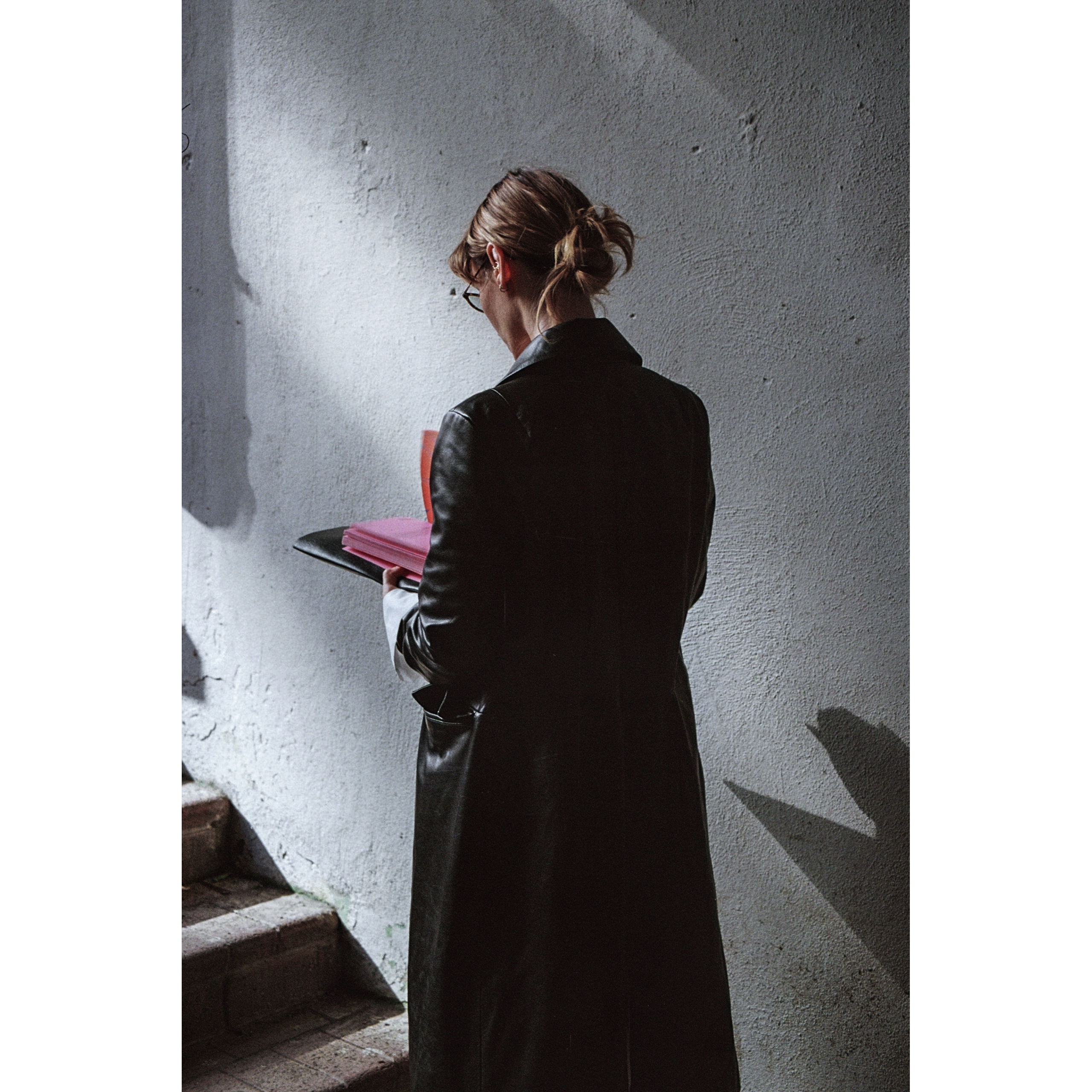 Pica Noir - Black Luz Leather Trenchcoat | hipicon