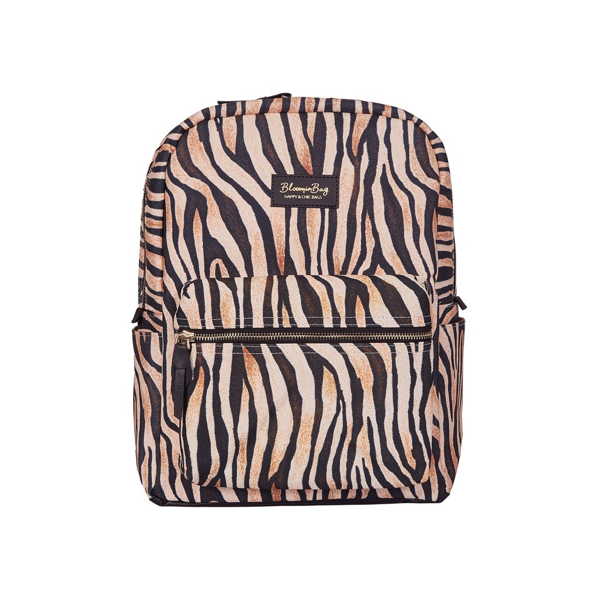 Stripy Tricky Zebra Patterned 13-14 Inch Backpack Laptop / Macbook Bag