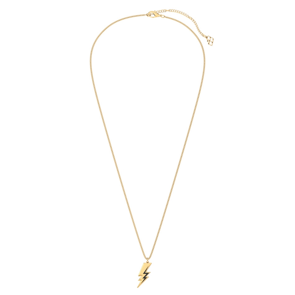 18 Carat Gold Plated Lightning Necklace