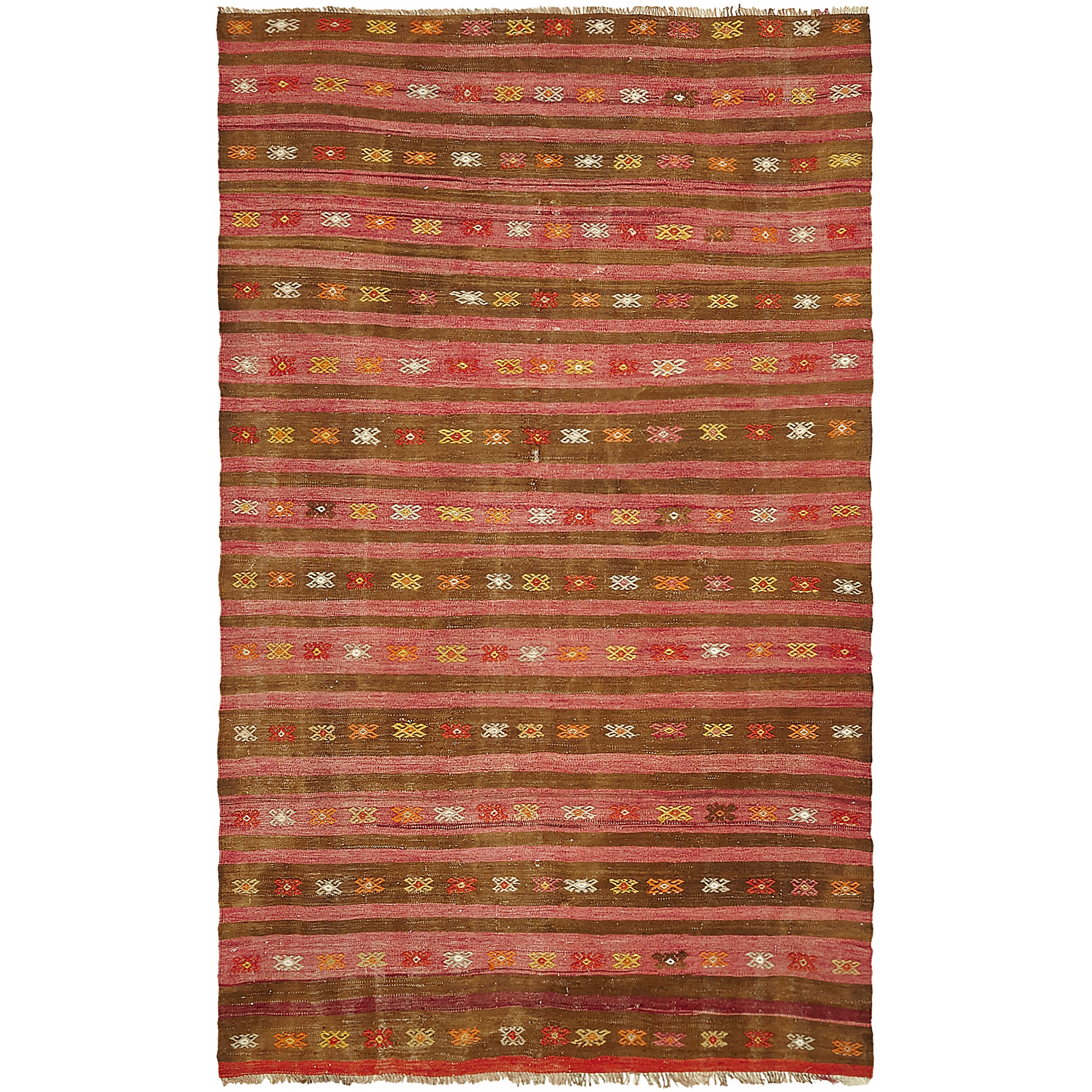 Agnes Handmade Vintage Anatolian Kilim  203 X 328 Cm