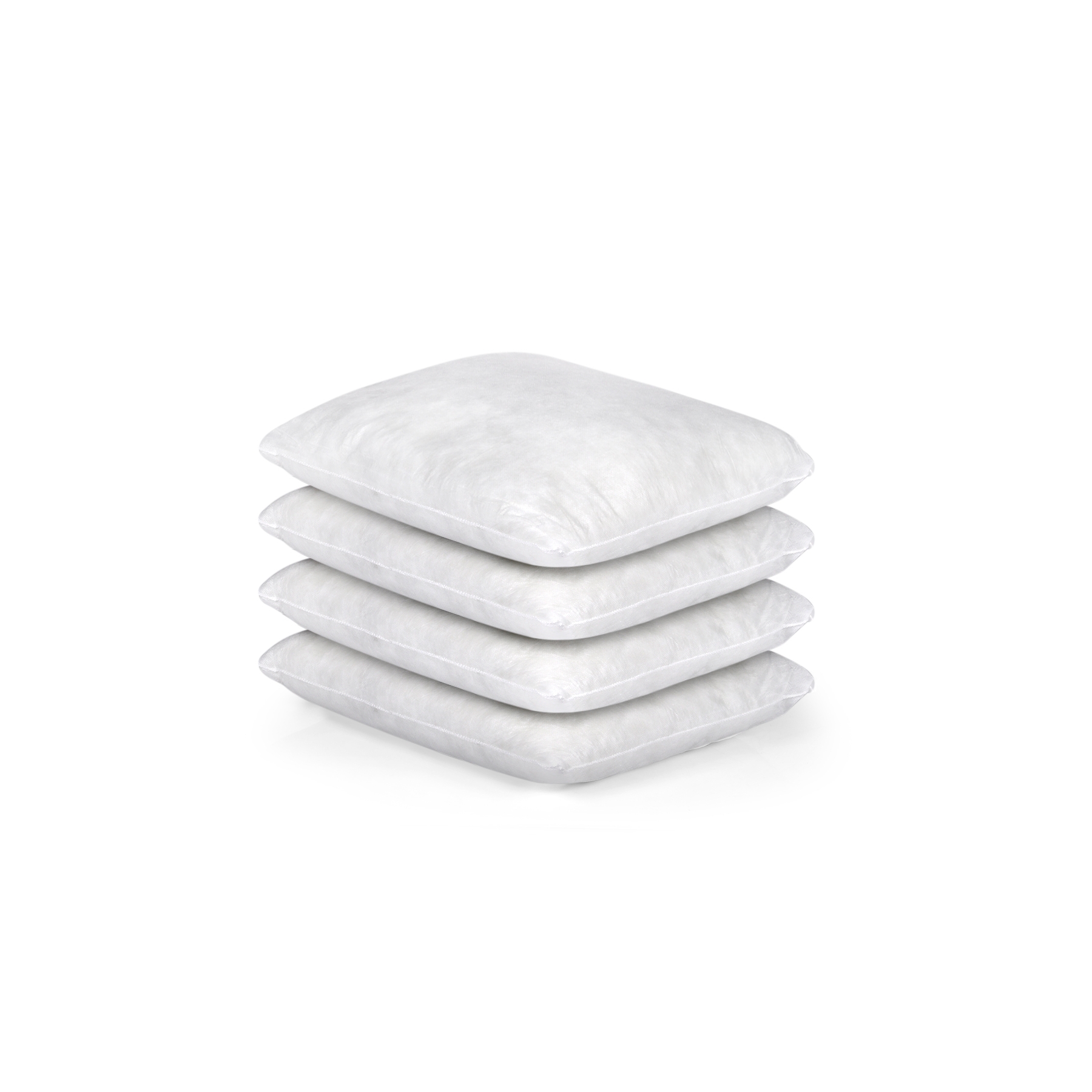 4 Pieces Square 40x40 Cm 1st Quality Throw Pillow Fiber Filled Pillow