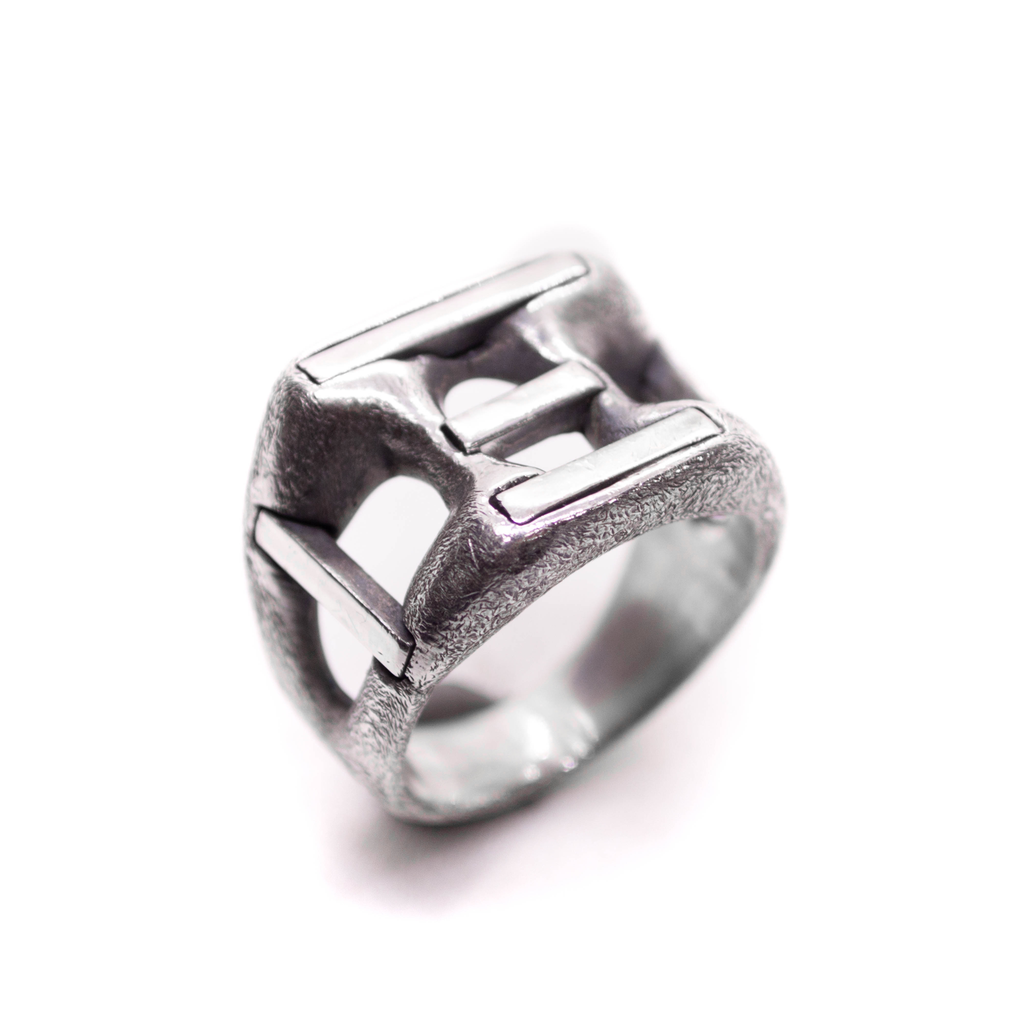 Bridge, 925 Sterling Silver Unisex Ring