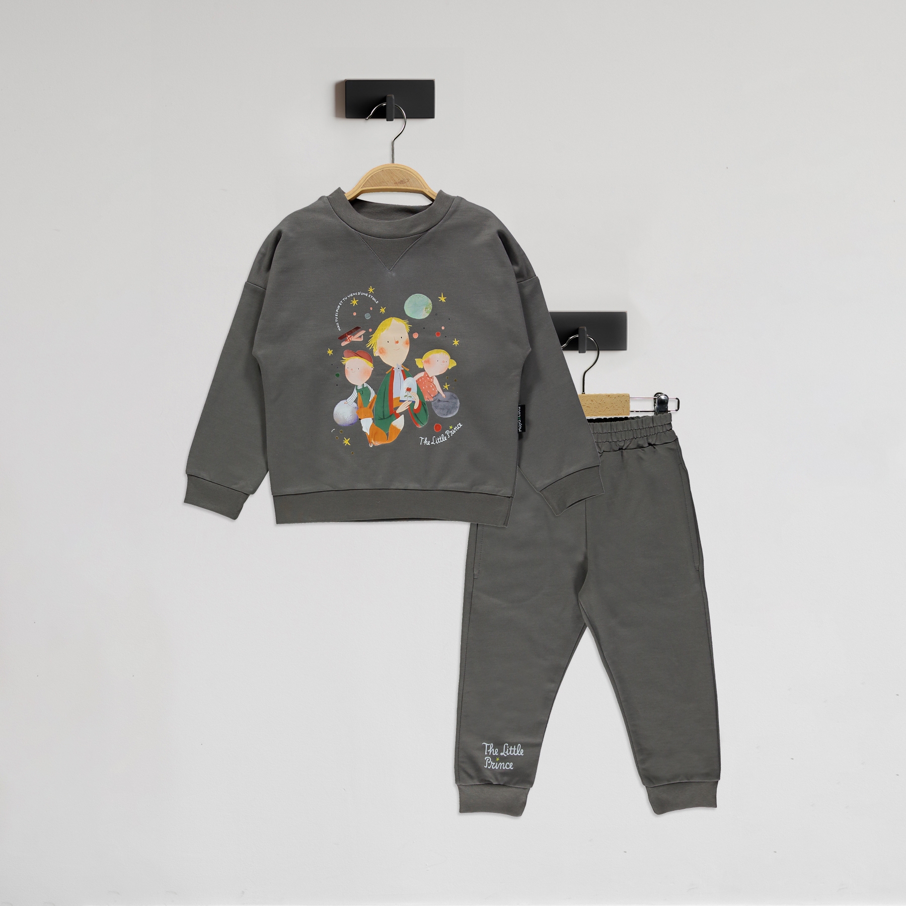 Little Prince Patterned Cotton Sweat Suit